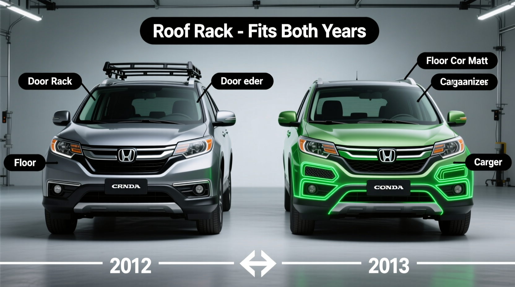 crv 2012 vs 2013 accessories compat