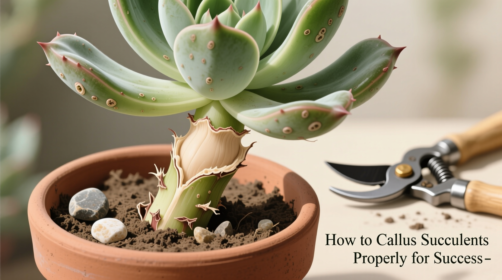 How to Callus Succulents Properly for Success