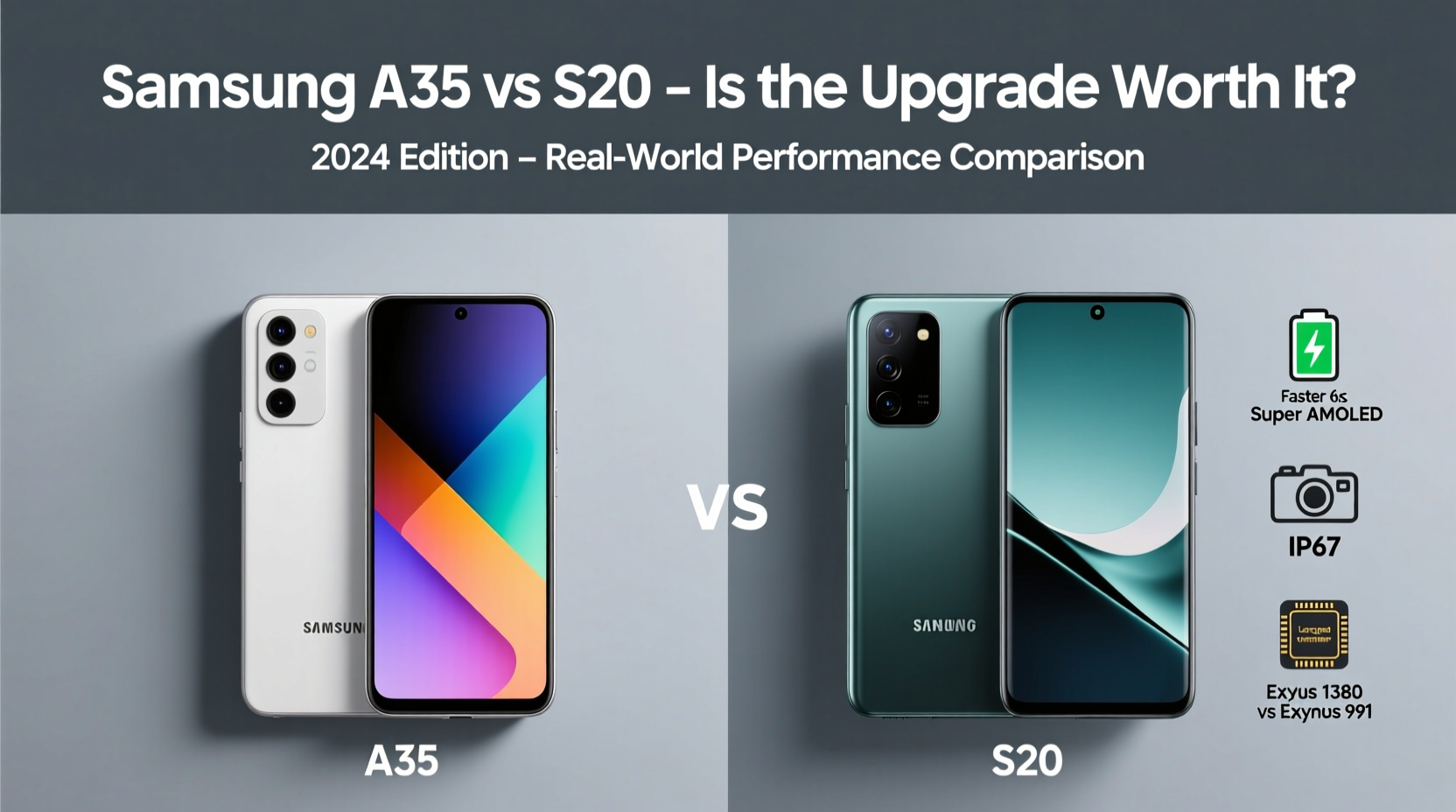 samsung a35 vs s20 is the newer model really worth the upgrade 2