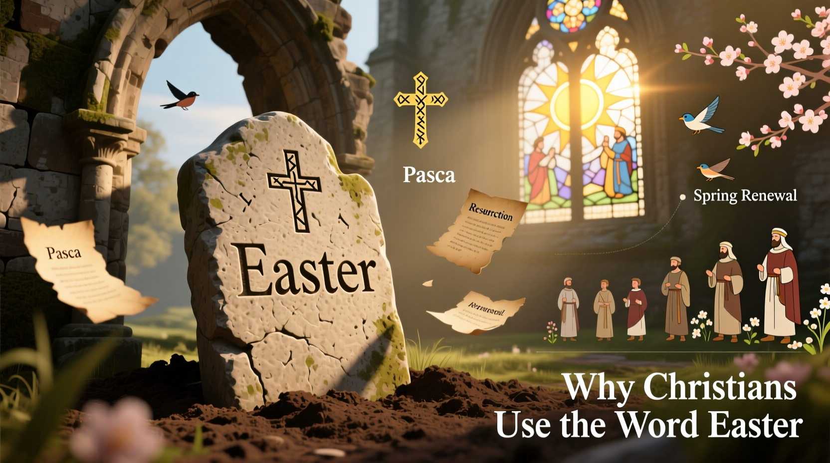 why do christians use the word easter