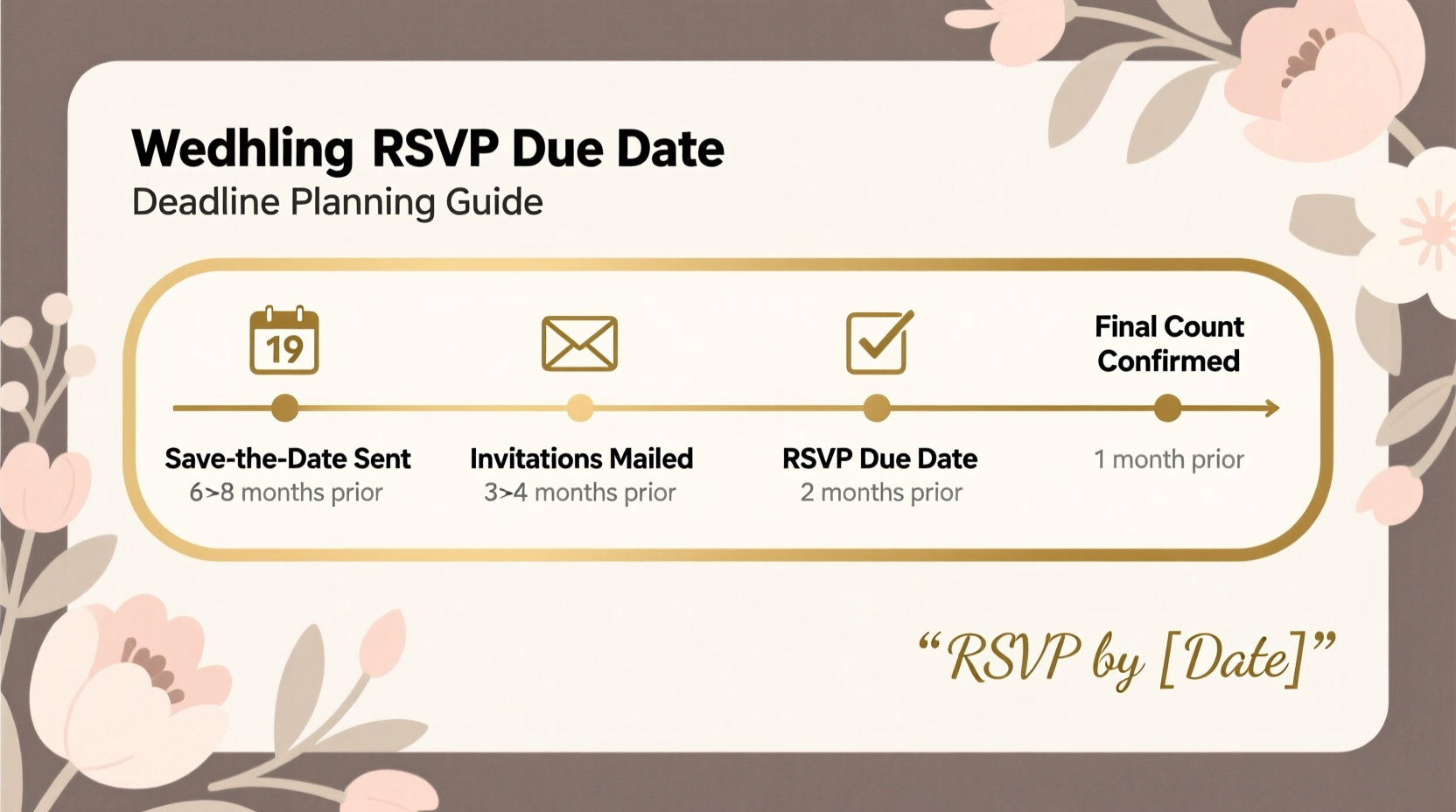 when should rsvps be due for wedding