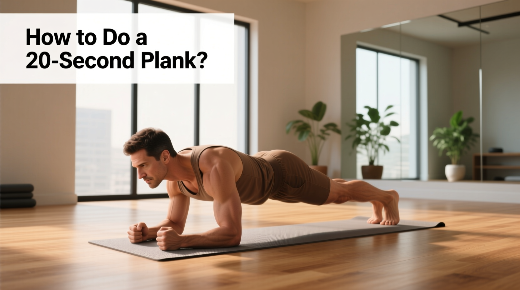 20 second plank exercise guide