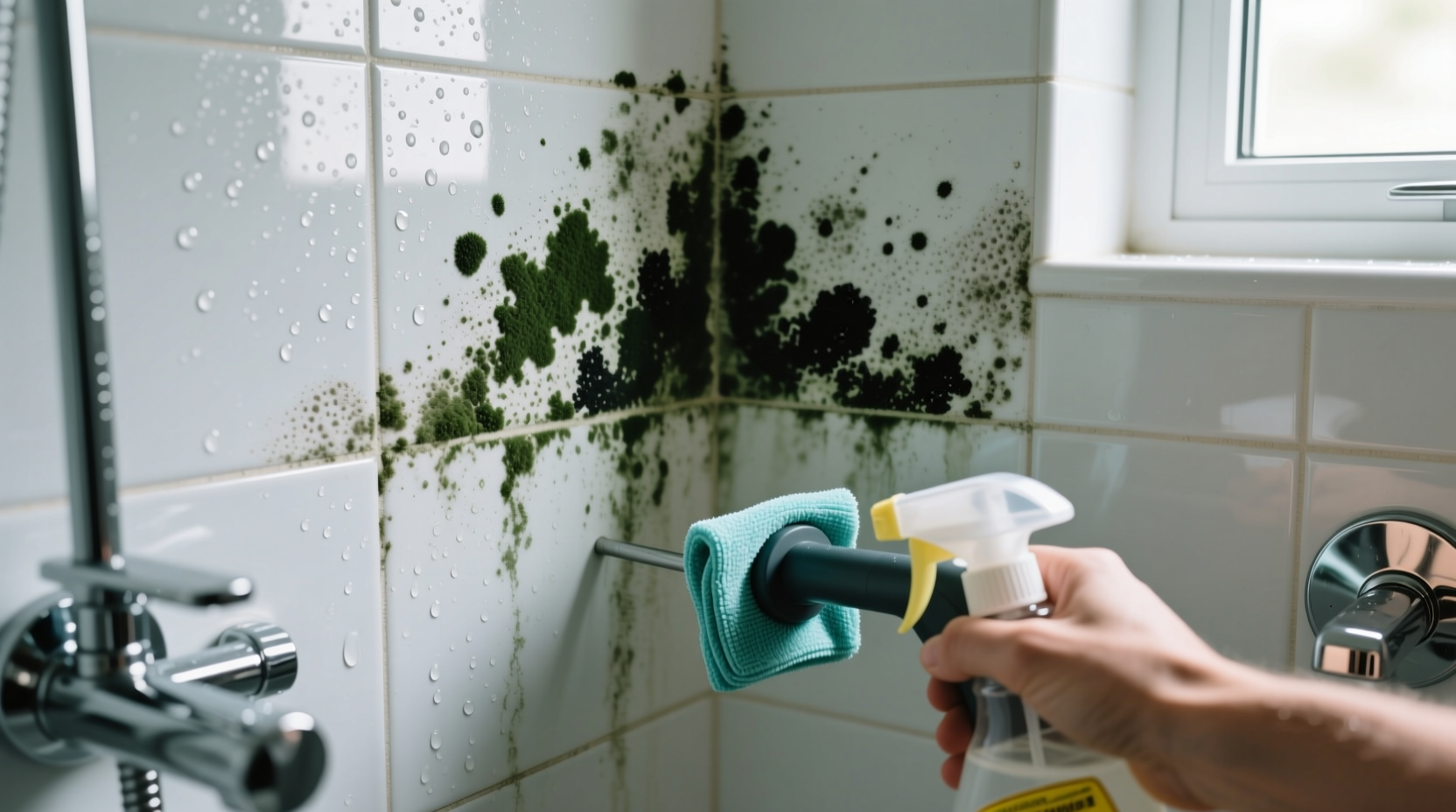 how to remove shower mold and mildew