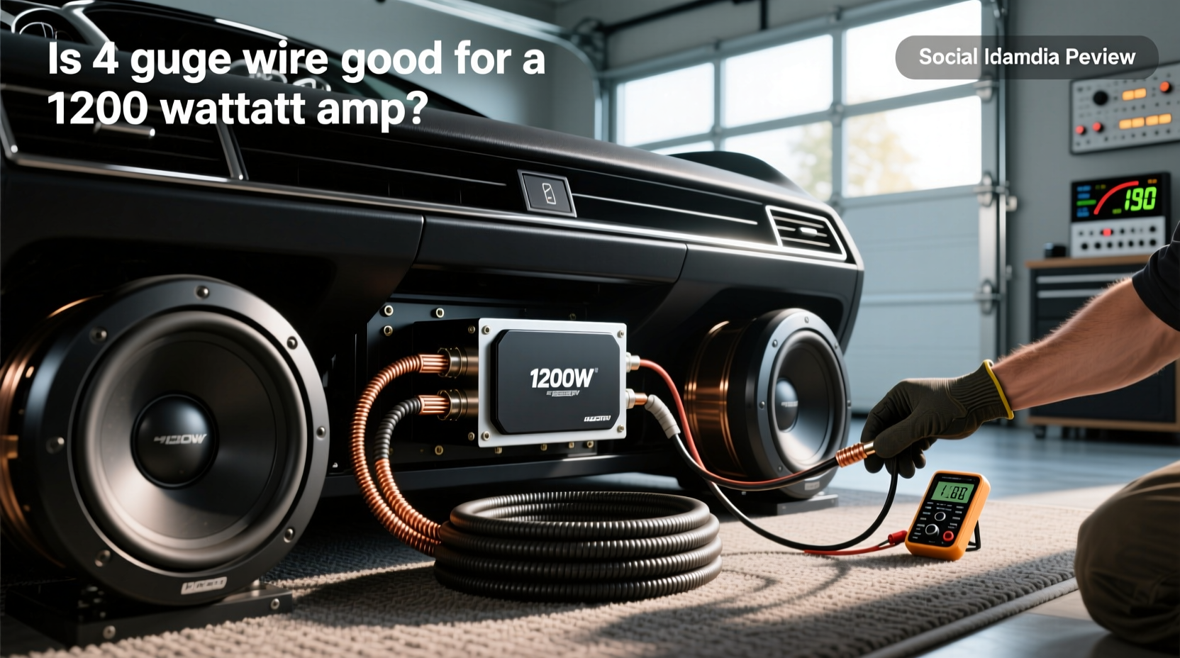 1200w amp 4 gauge wire guide