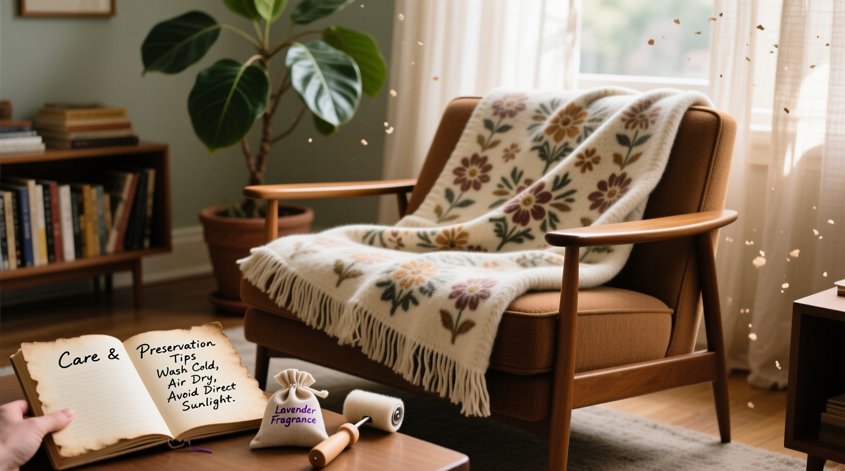 the ultimate guide to safely cleaning and maintaining your vintage style sofa throw blanket