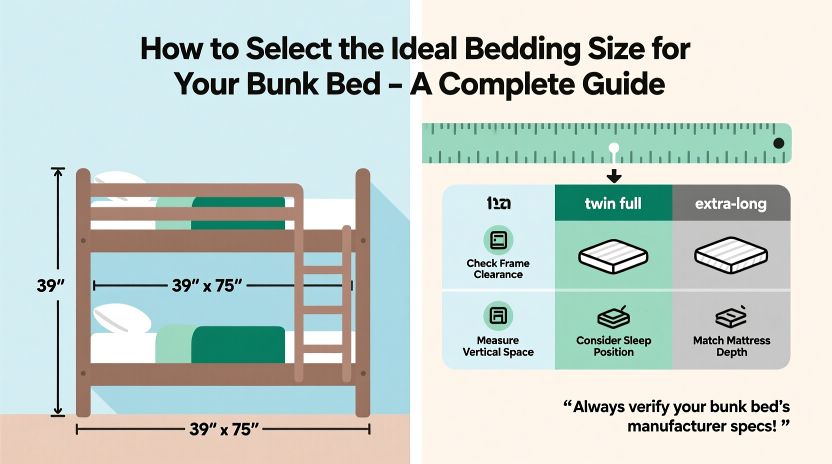 how to select the ideal bedding size for your bunk bed a complete guide