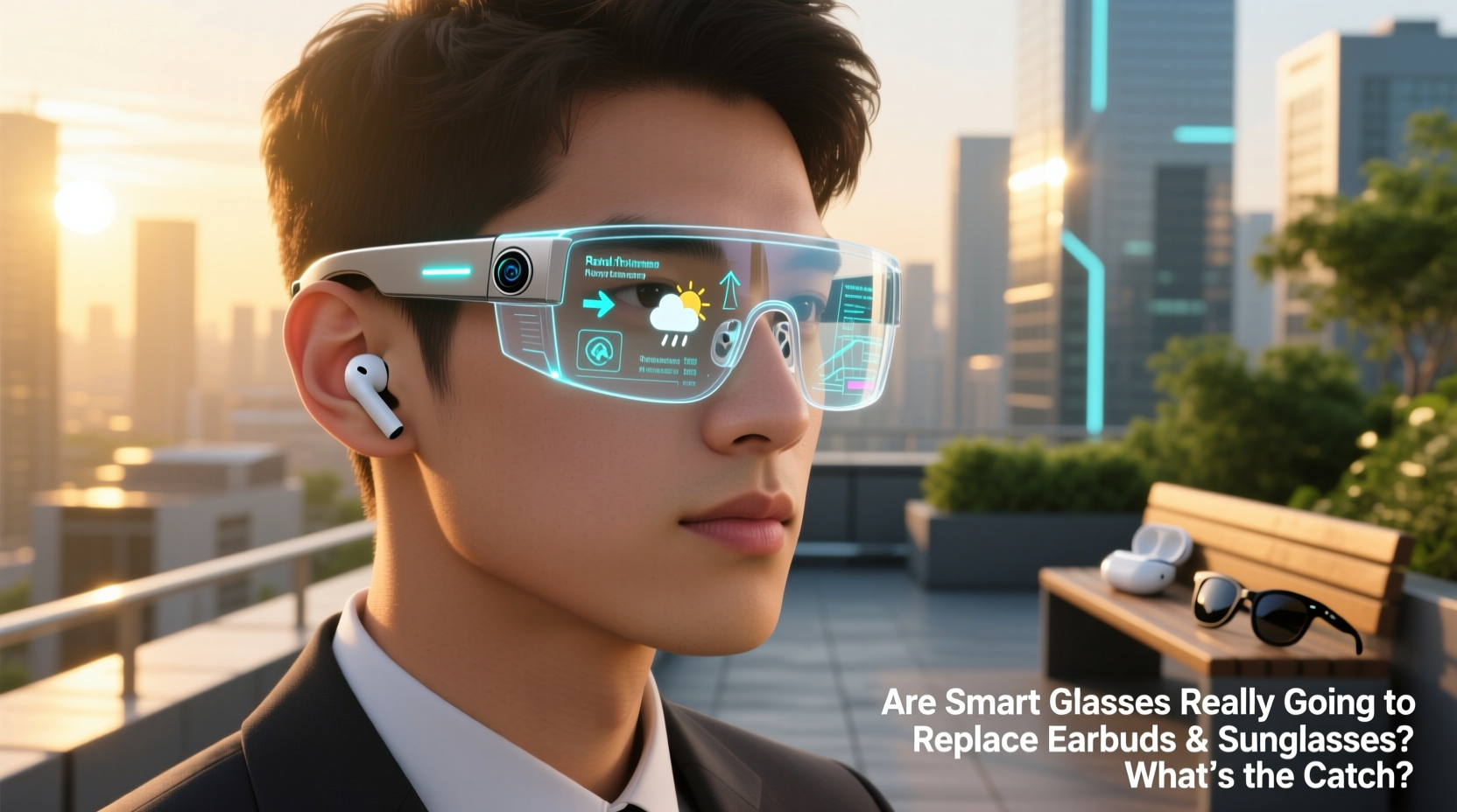 are smart glasses really gonna replace my earbuds and sunglasses whats the catch