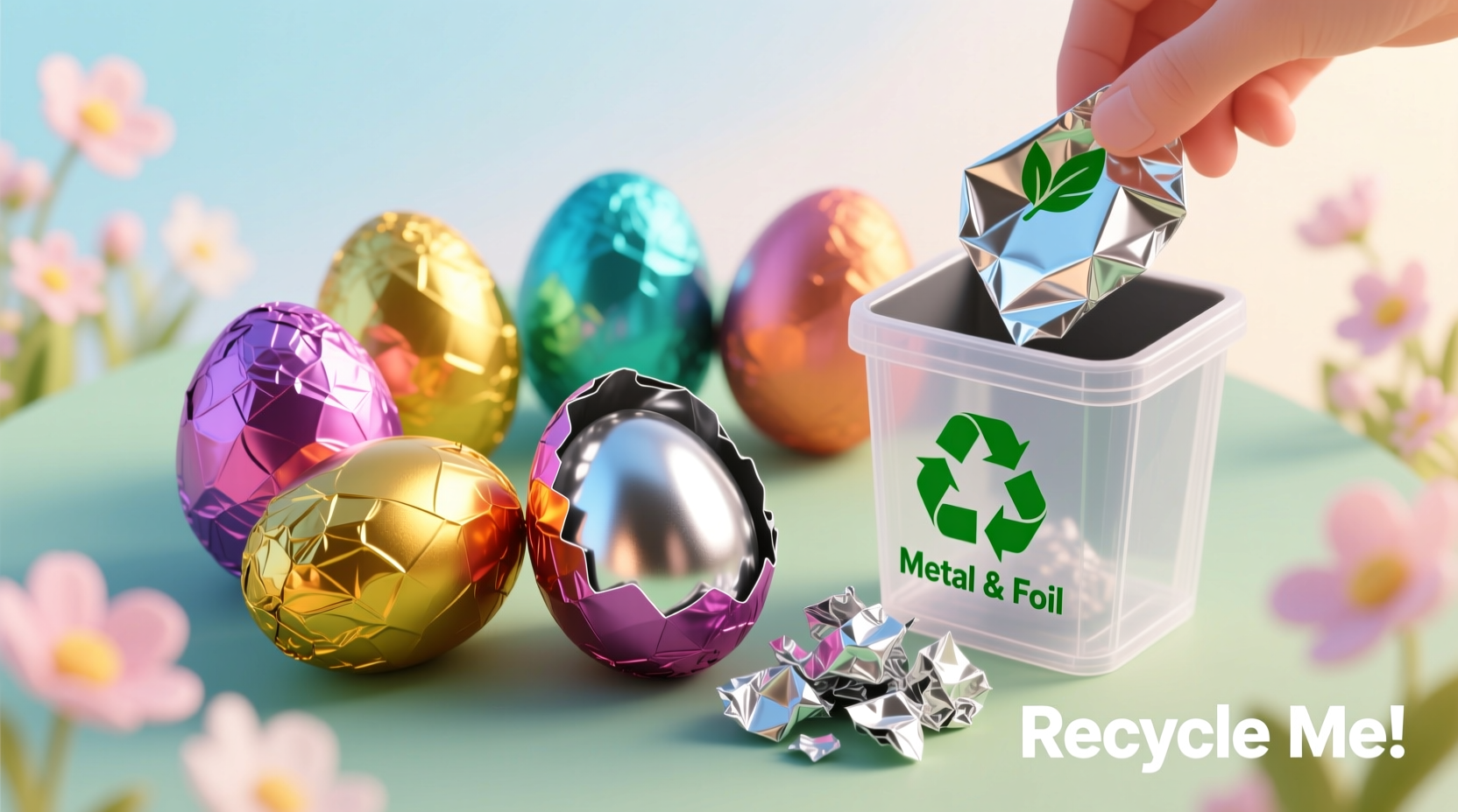 can you recycle easter egg foil
