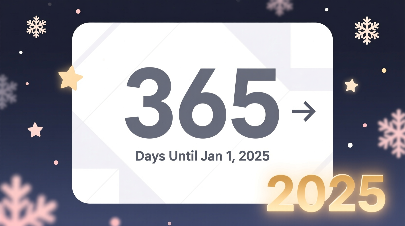 how much days till new year