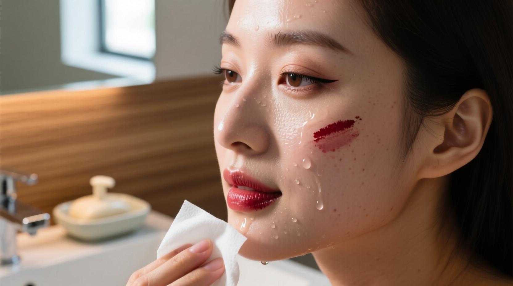 how to remove makeup stains