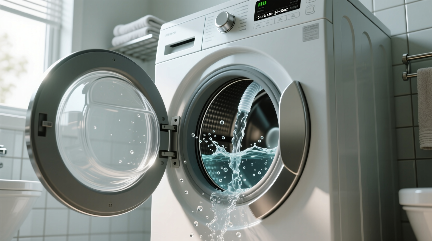 how much water does a washing machine use