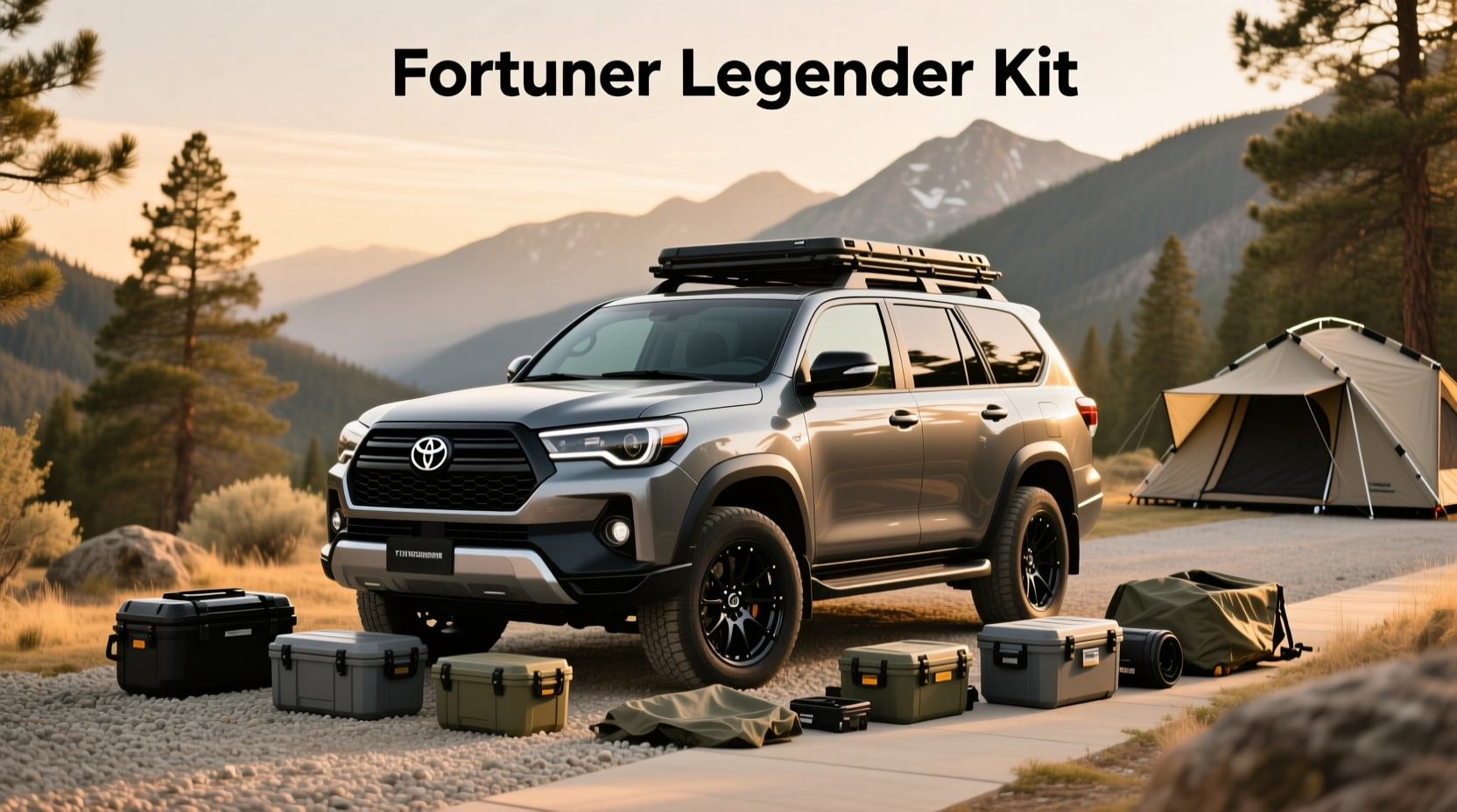 How to Convert Toyota Fortuner to Legender with Body Kits