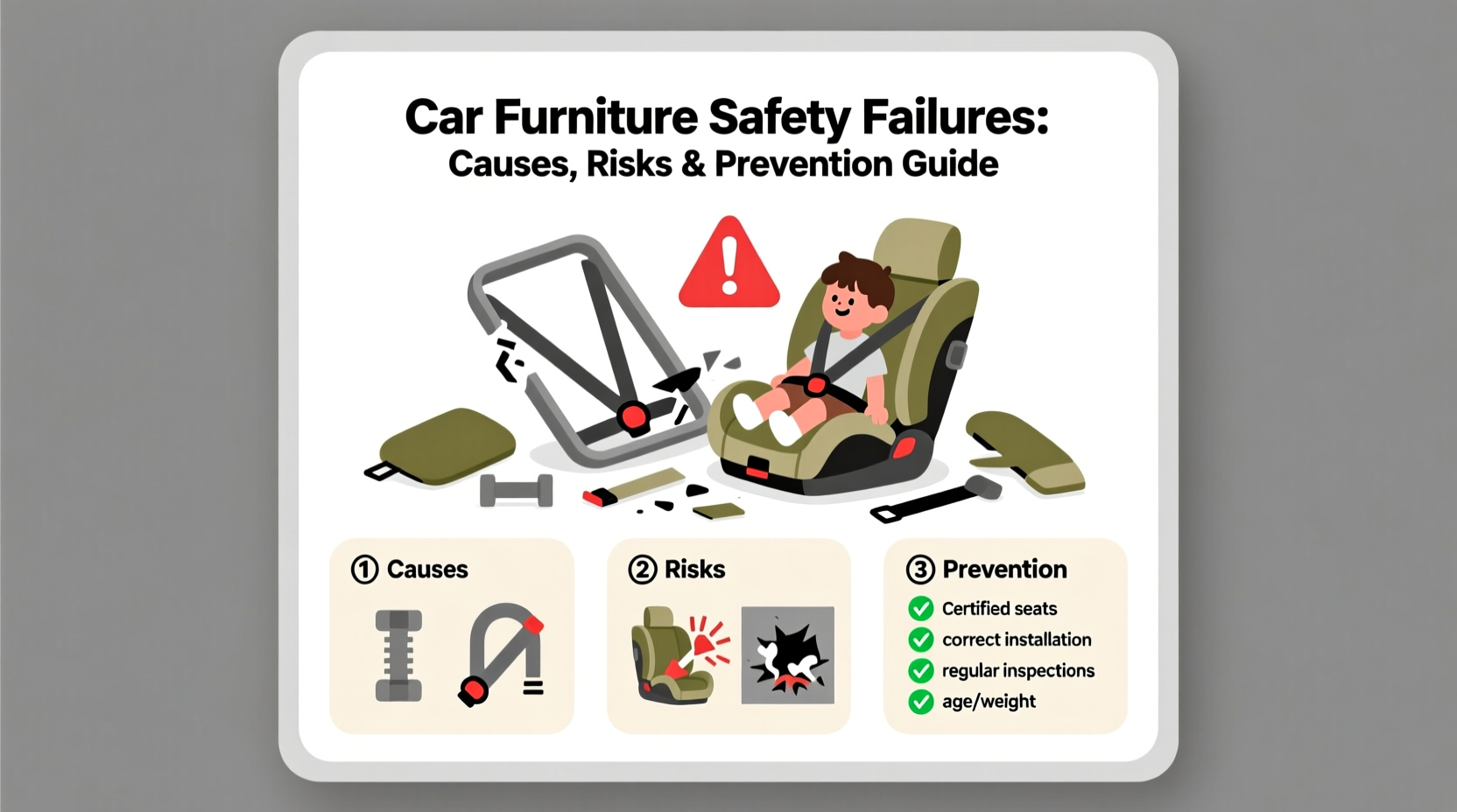 car furniture safety failures