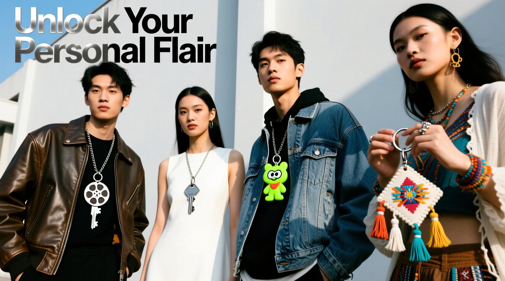 unlock your personal flair a stylish guide to matching keychains with your unique look