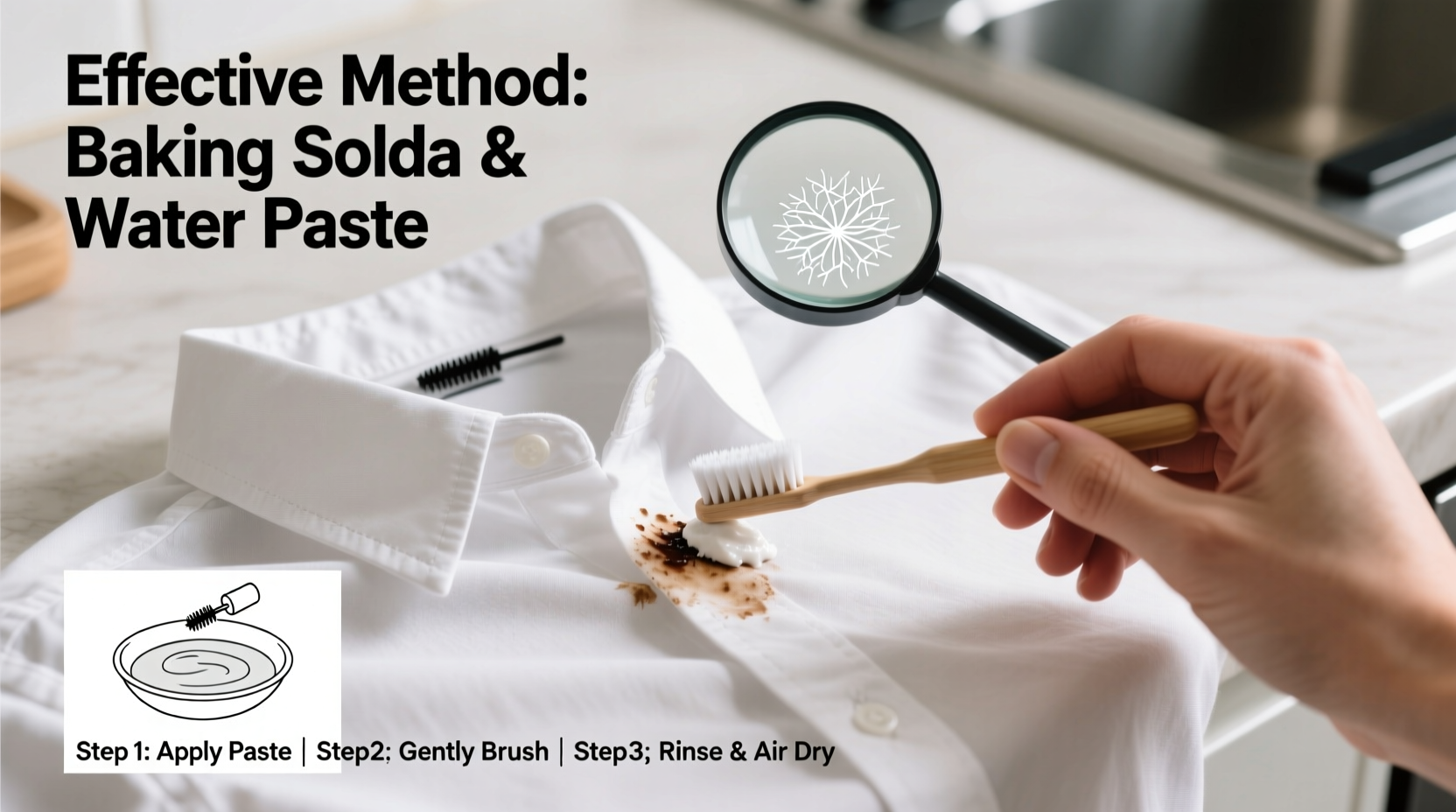 effective methods to remove mascara stains from white clothes without damage 2