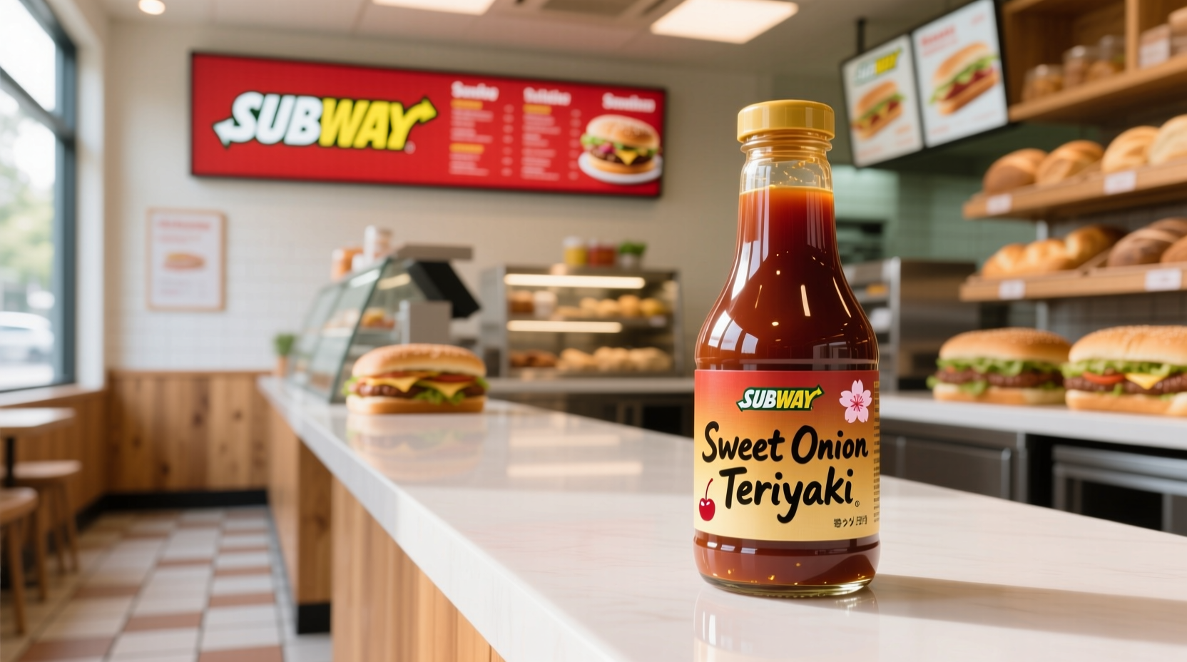 sweet onion teriyaki sauce subway