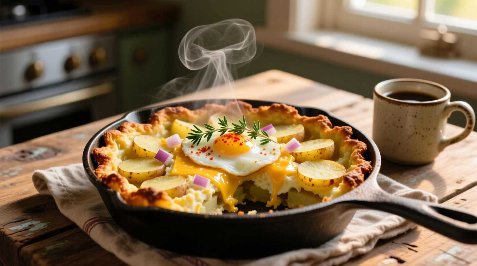 egg and potato breakfast casserole