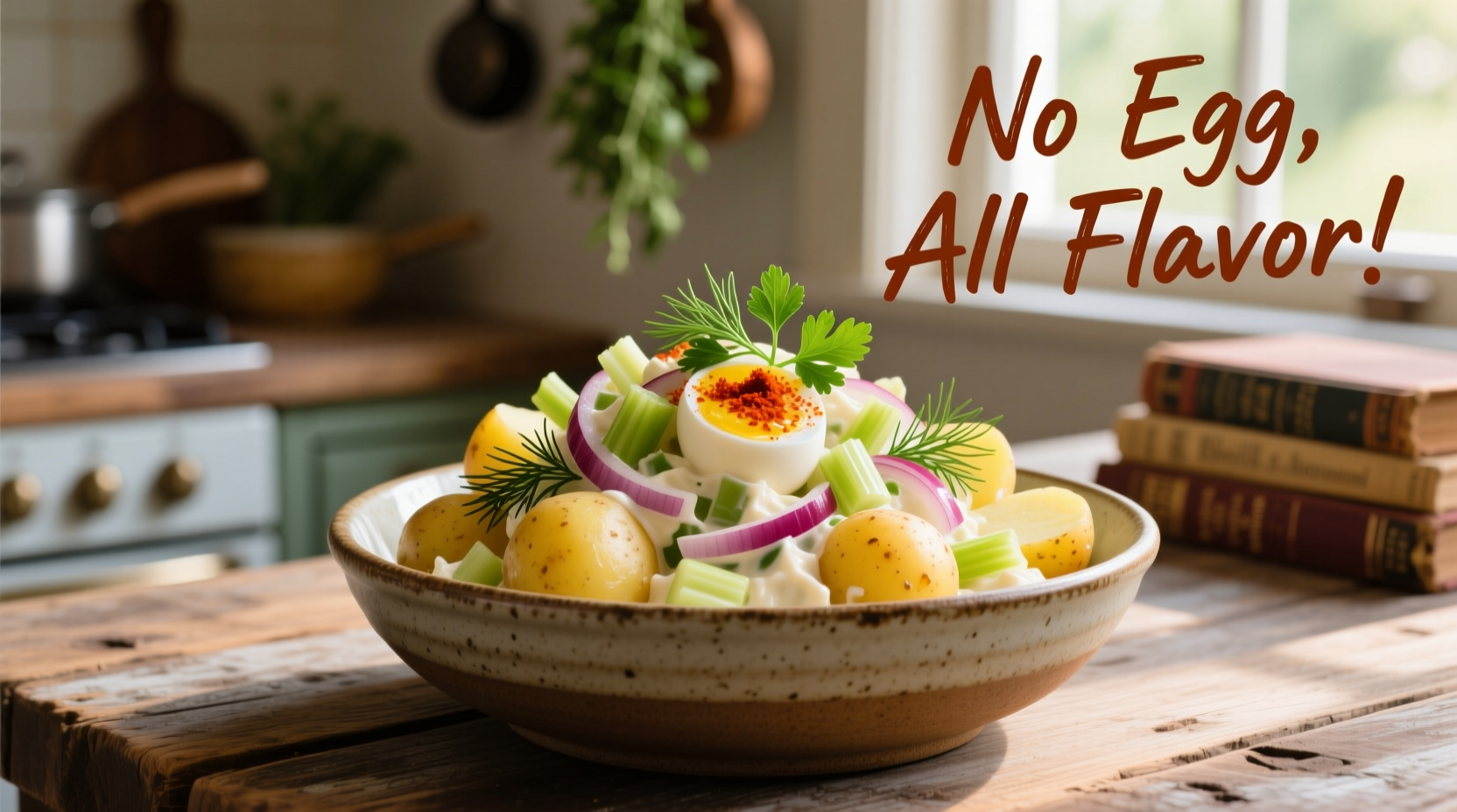 Perfect Egg-Free Potato Salad Recipe | No Eggs Needed