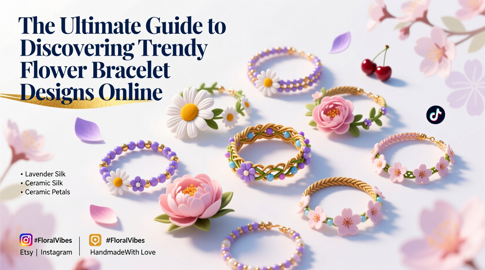 the ultimate guide to discovering trendy flower bracelet designs online
