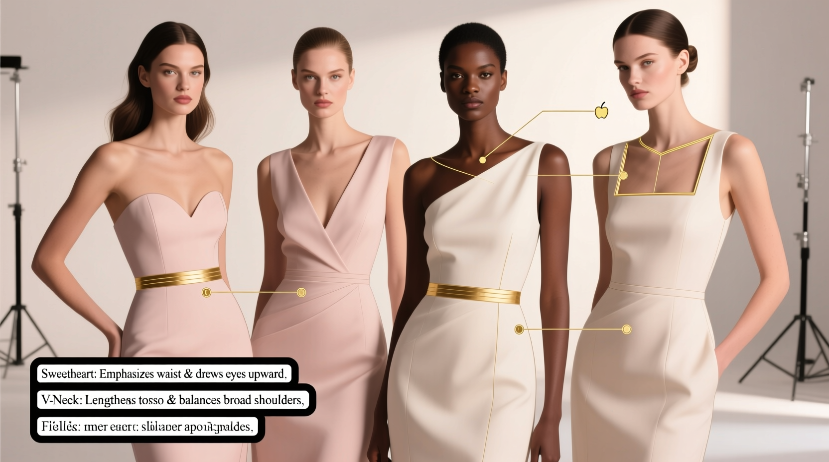 ultimate guide to selecting the perfect neckline to flatter your unique body shape