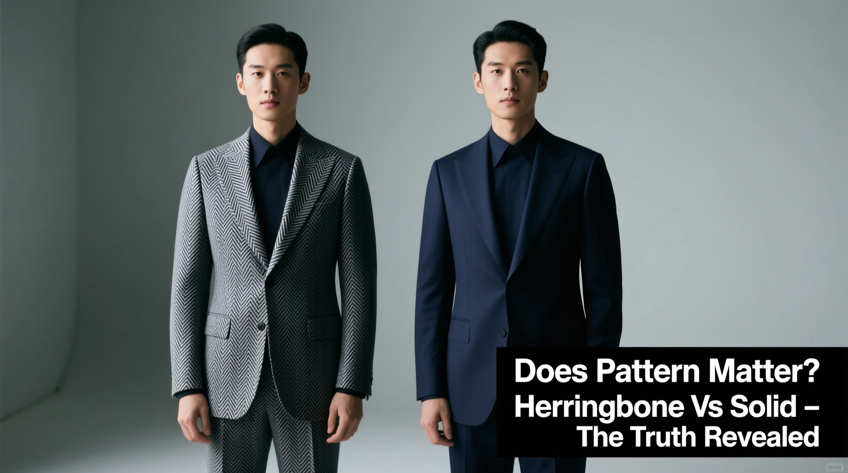herringbone vs solid suit does the pattern make a difference or is it just hype