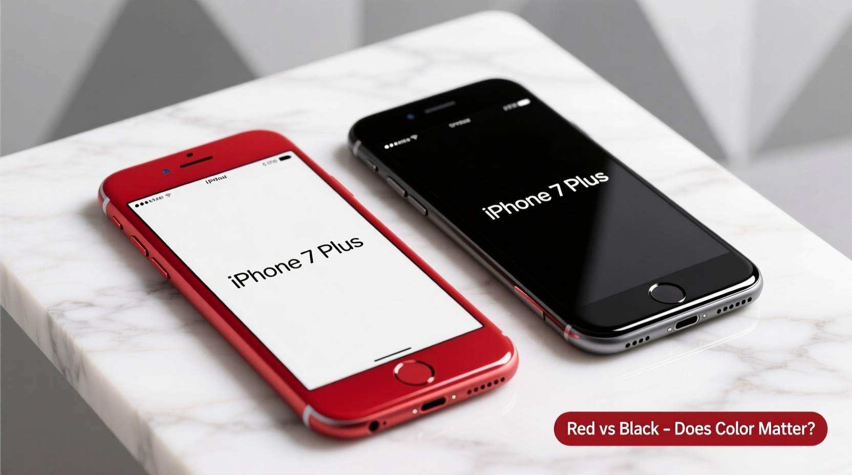 is the red iphone 7 plus worth more than the black one and does color even matter anymore