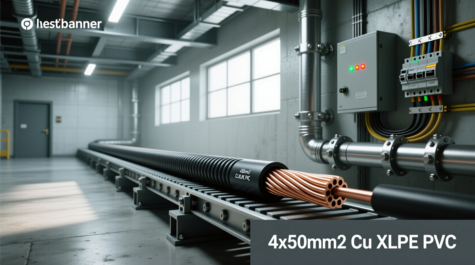 4x50mm² cu/xlpe/pvc cable guide