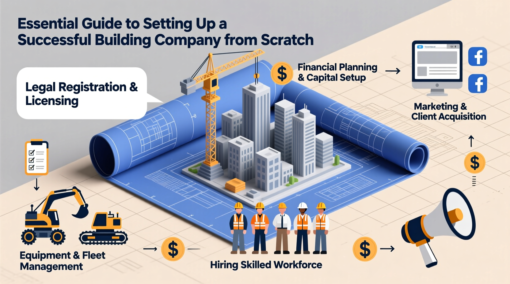 essential guide to setting up a successful building company from scratch