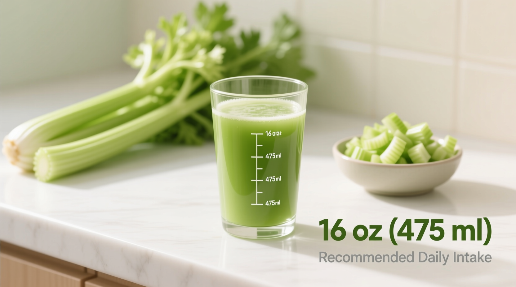 How Much Celery Juice Per Day: Science-Based Recommendations