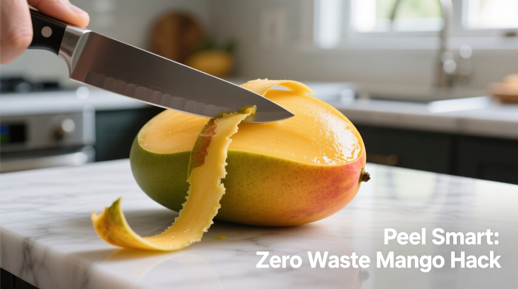 the most effective techniques for easily peeling a mango without waste
