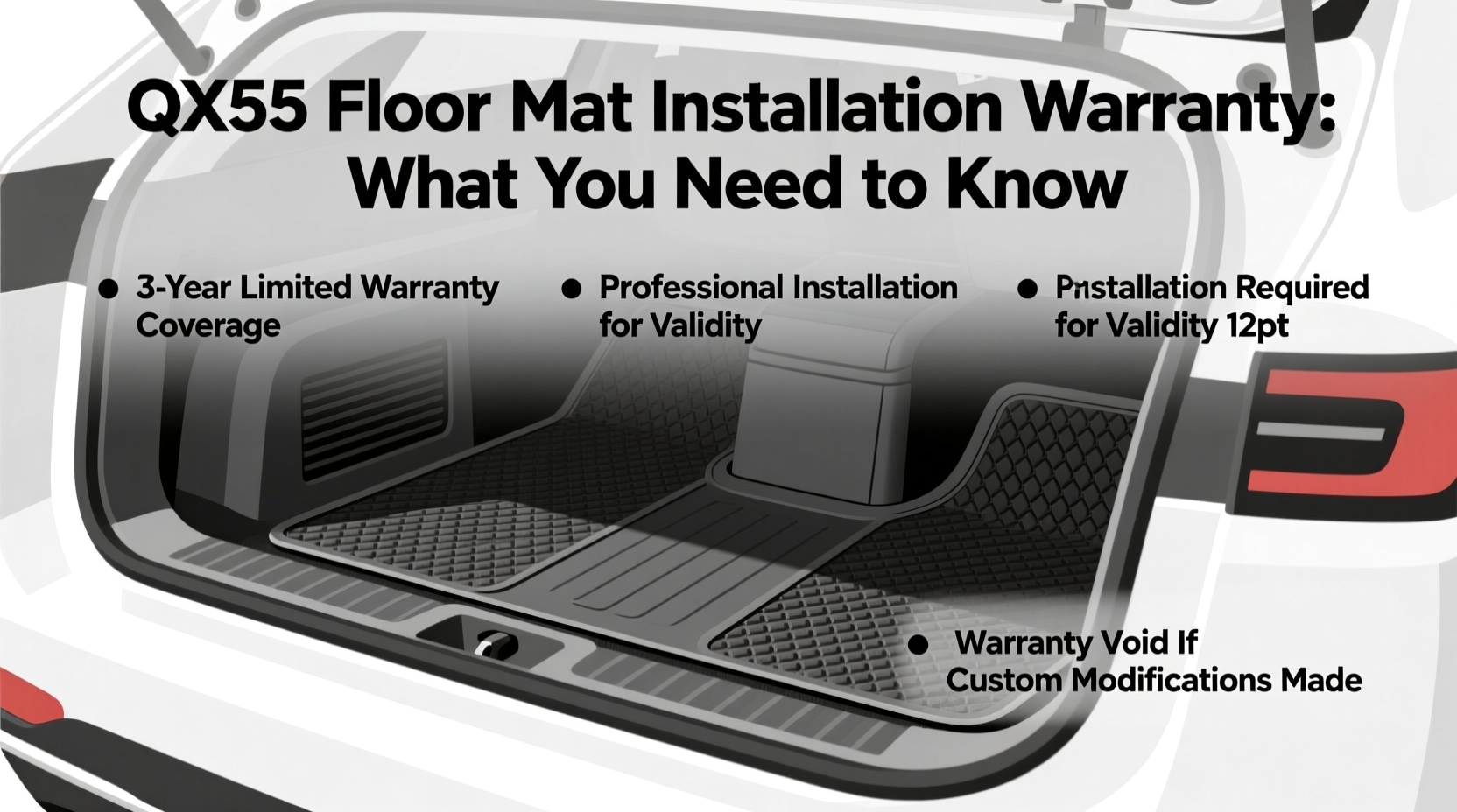 QX55 Floor Mat Installation Warranty: What You Need to Know