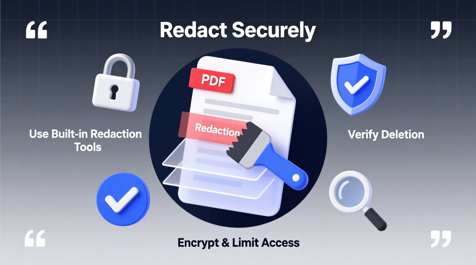 effective methods for the best way to redact a pdf securely