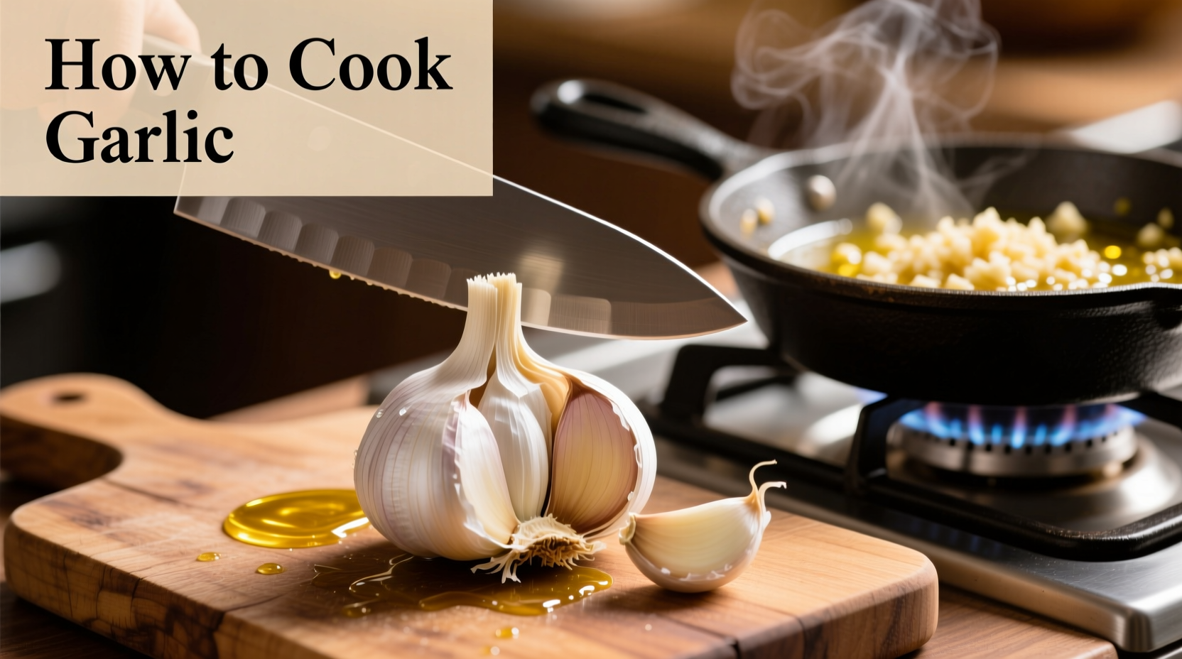 how to cook a garlic