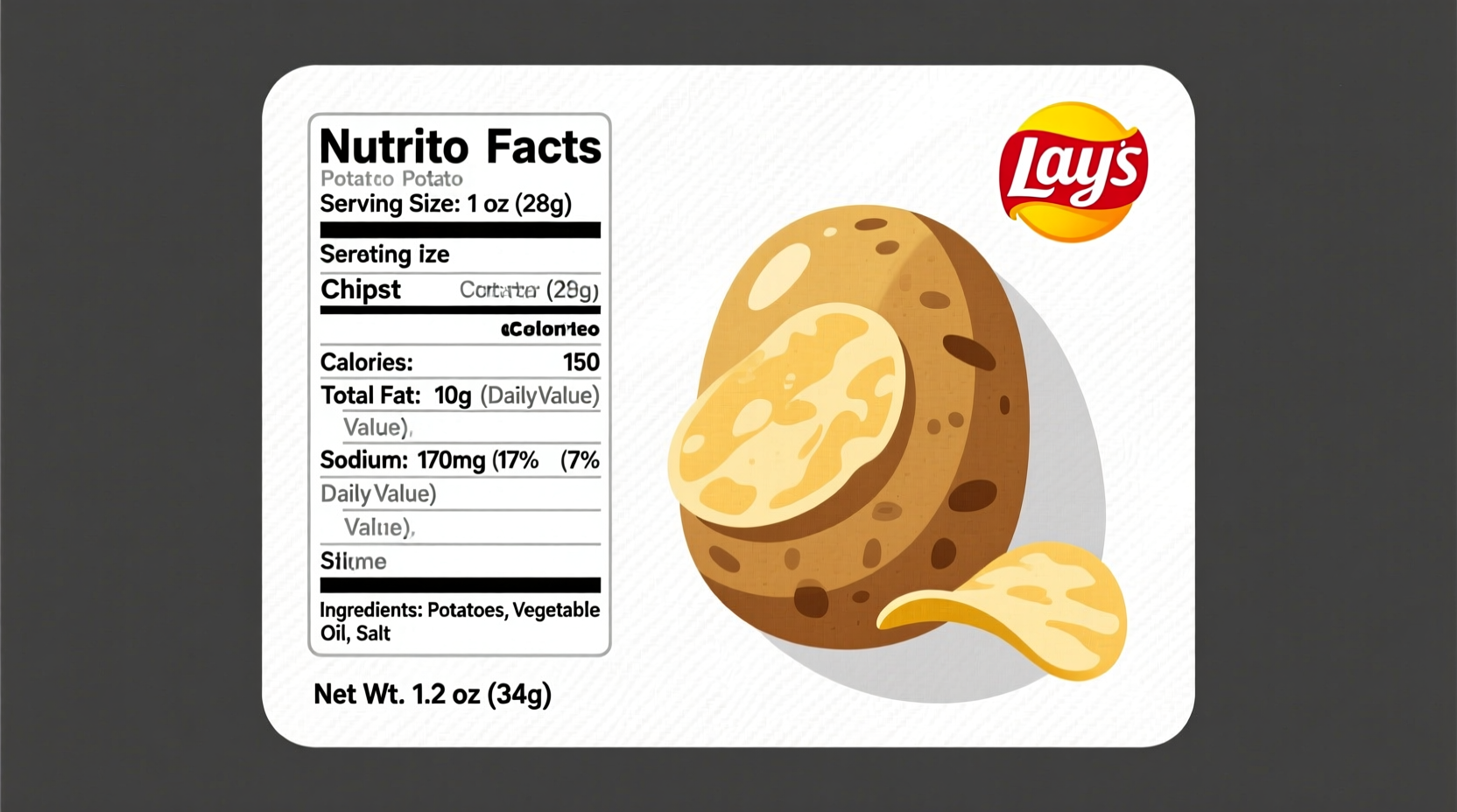 Lay's Potato Chips Nutrition Facts: Complete Breakdown