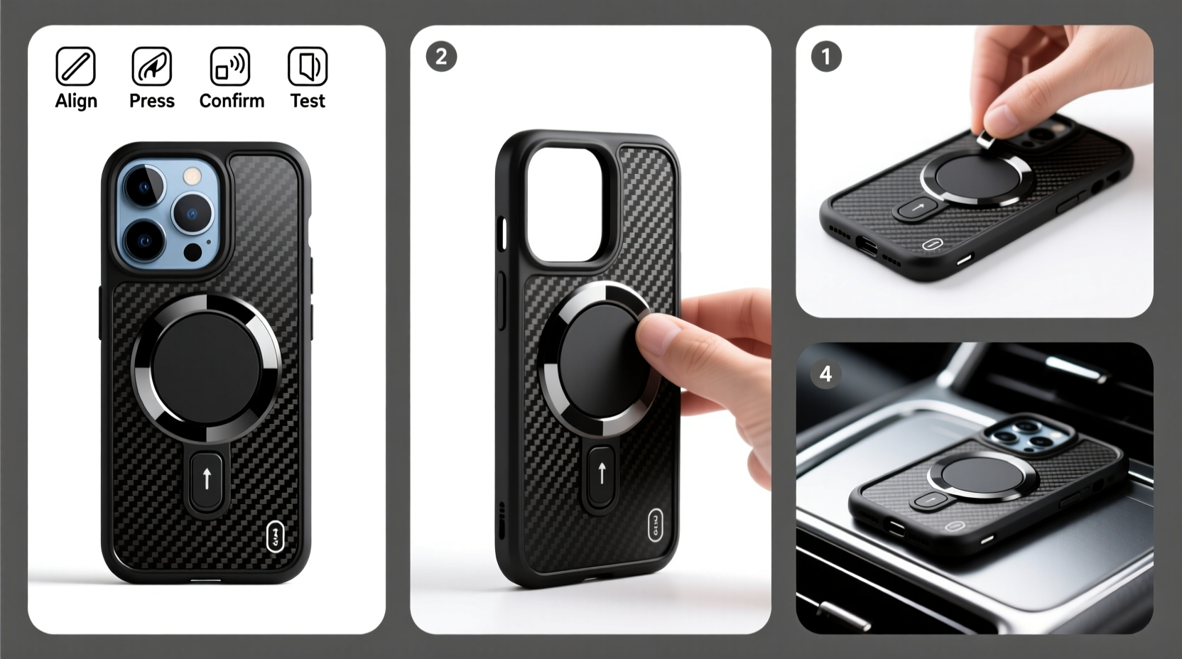 step by step guide to installing a carbon fiber magnetic phone case for maximum protection and convenience