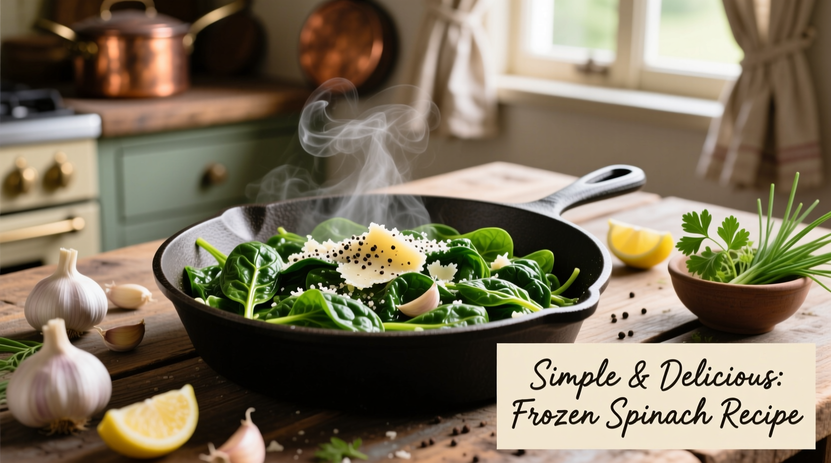 5 Perfect Frozen Spinach Recipes Without Sogginess