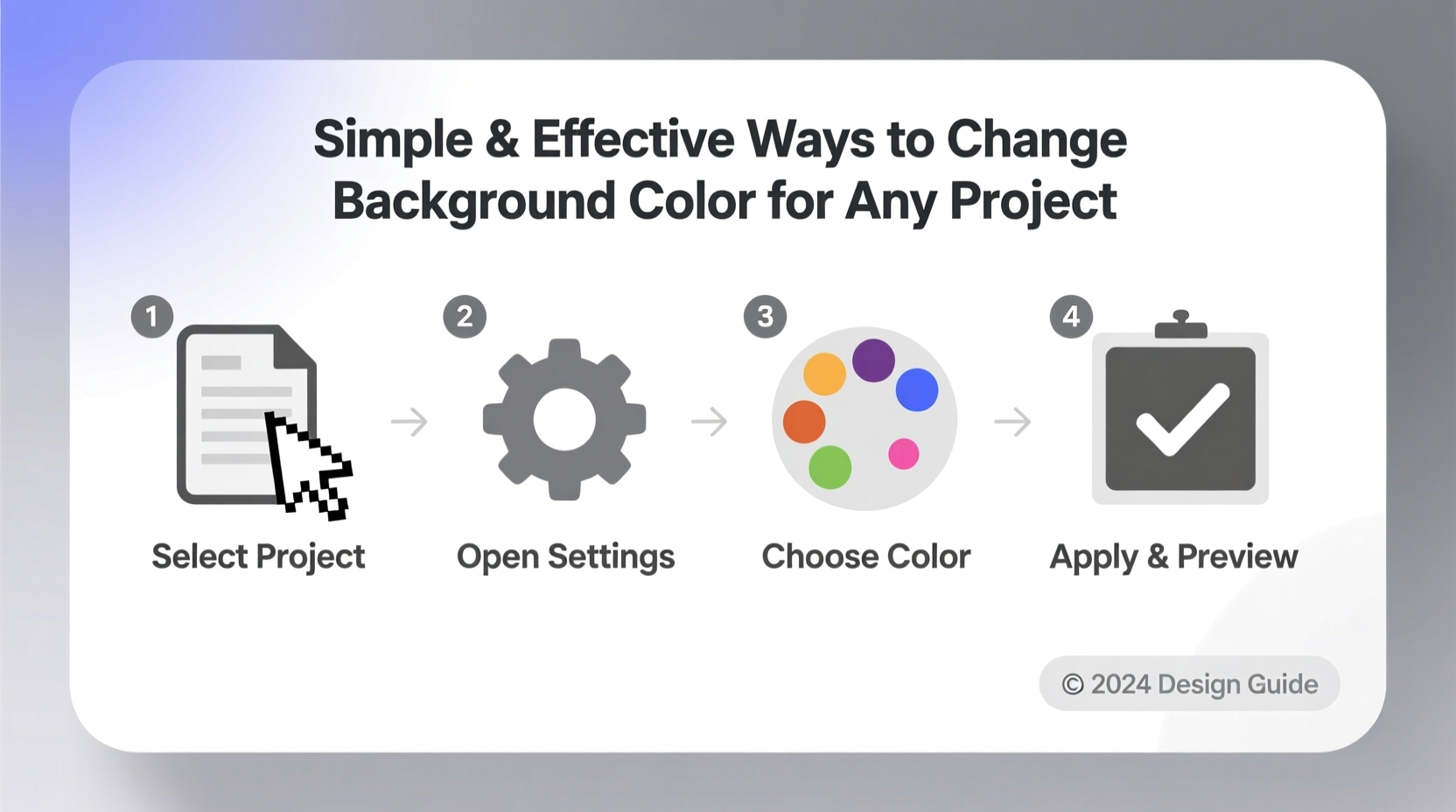 simple and effective ways to change the background color for any project