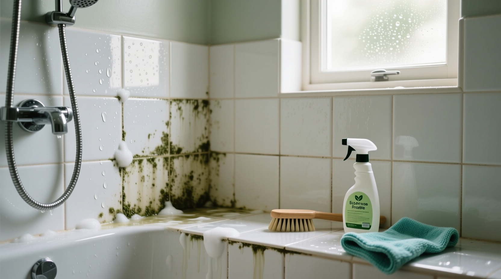 how to clean shower tiles