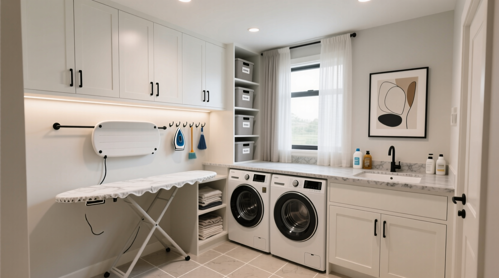 how to design a laundry room