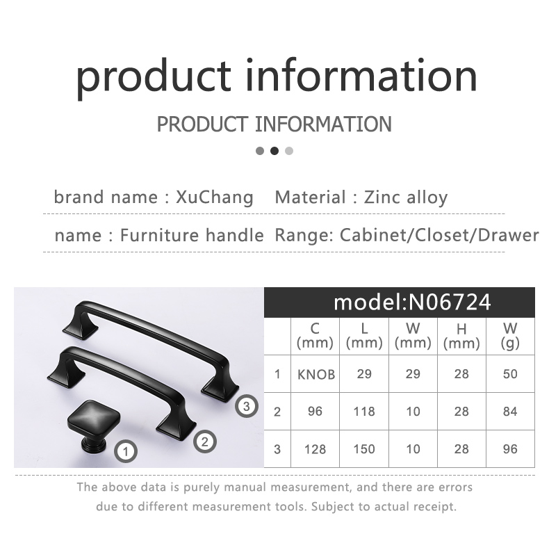 Classic Zinc Door Knob Kitchen Furniture Drawer Hardware Antique Pull Black Cabinet Handles //