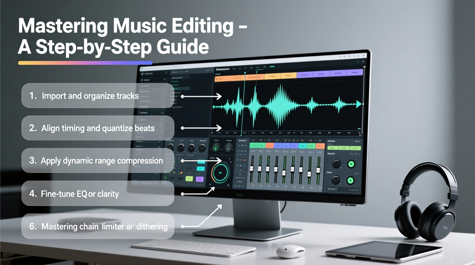 mastering music editing a step by step guide to perfect your tracks