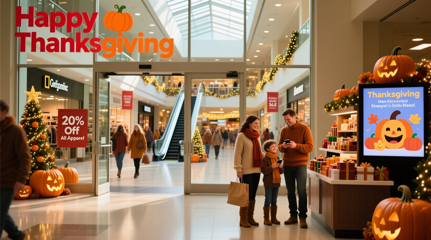 is malls open on thanksgiving day