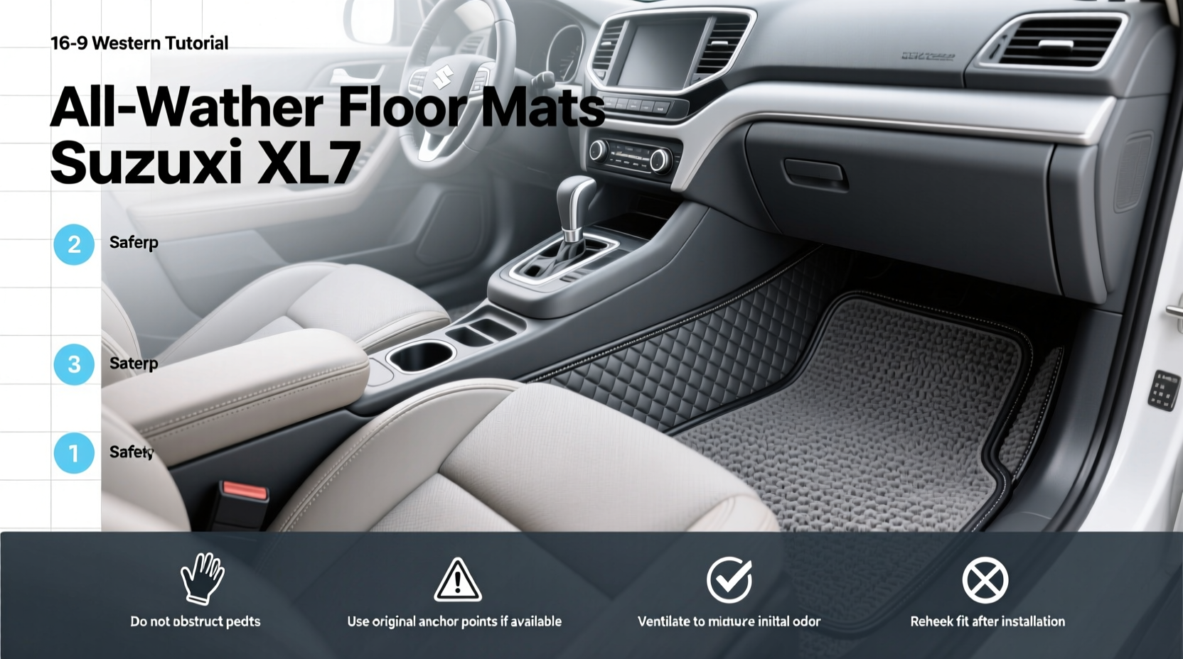 All Weather Floor Mats Suzuki XL7 Buying Guide