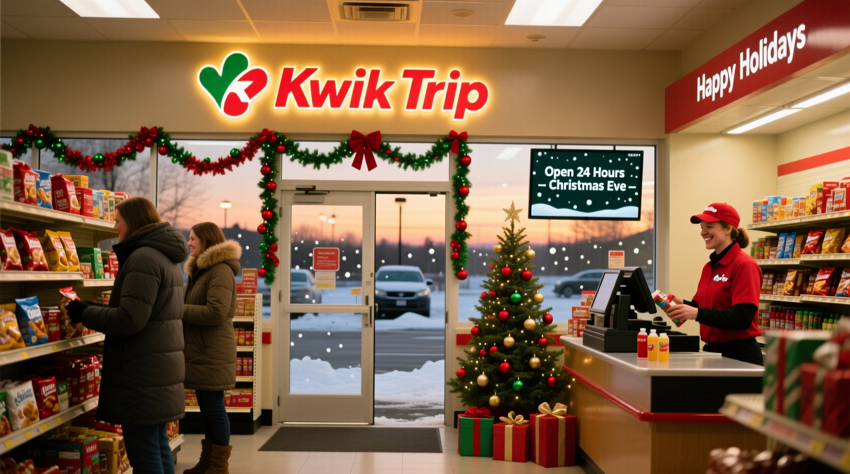 is kwik trip open on christmas eve