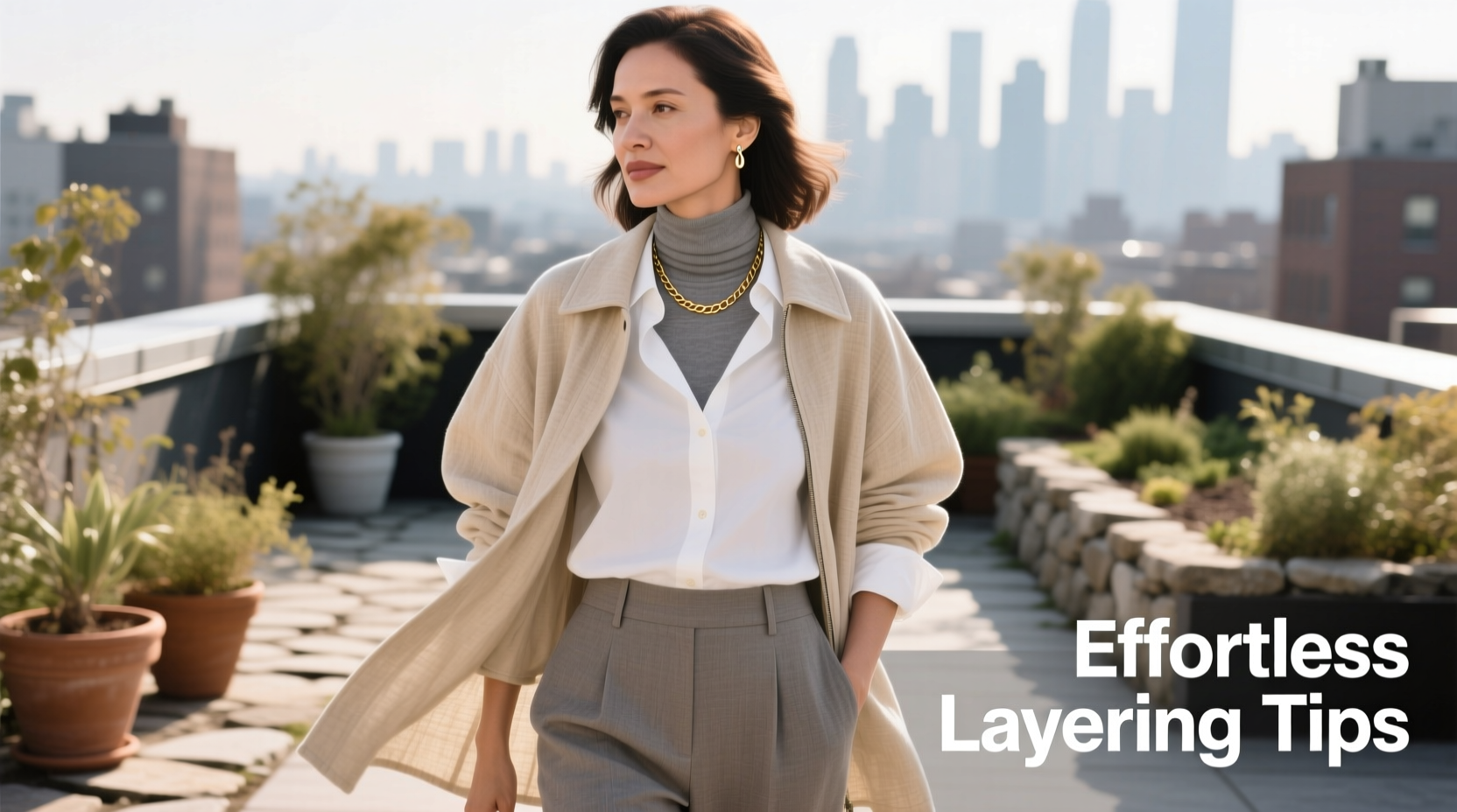 effortless layering techniques for styling loose fitting womens jackets
