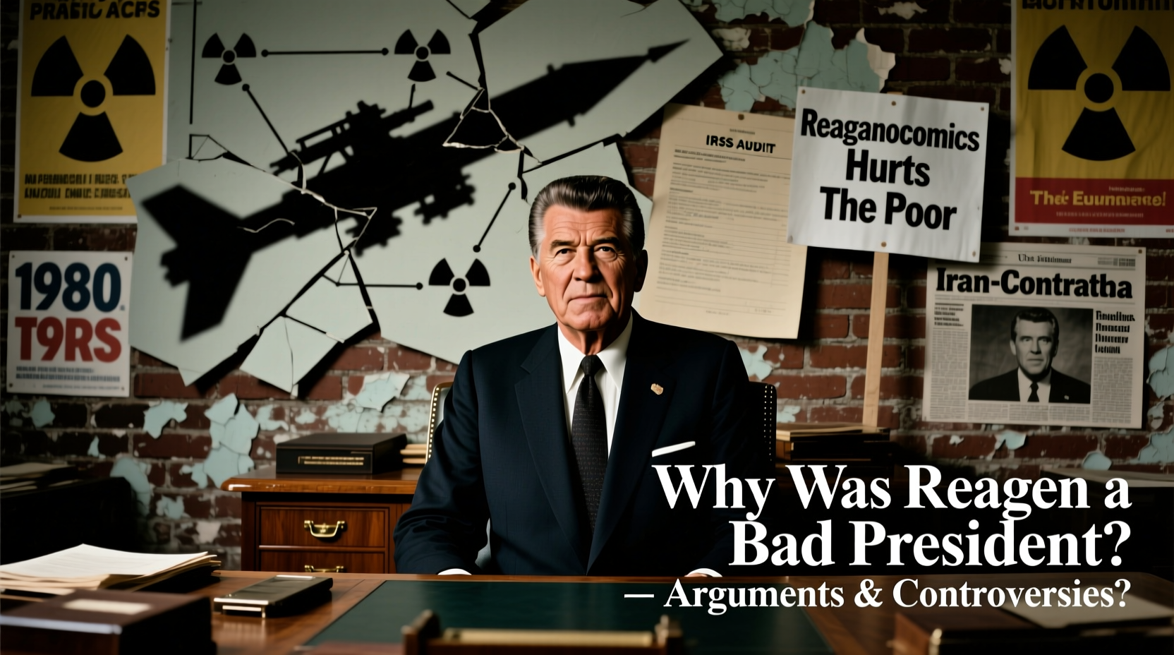 why was reagan a bad president arguments controversies