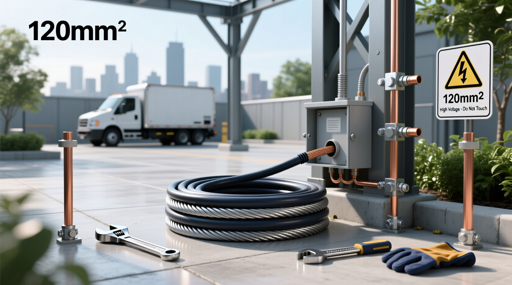 120mm² cable guide when you need it when you don’t