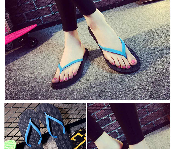 Ladies Non-slip Flip Flops Summer 2020 PE Beach Sandals Platform Thongs Flip Flops
