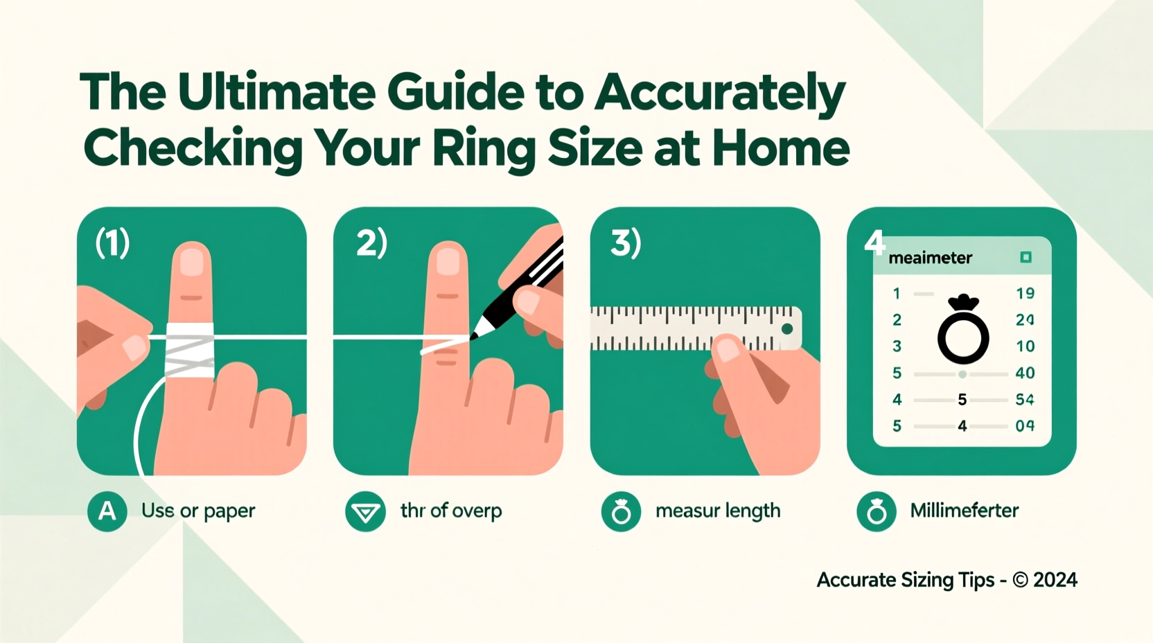 the ultimate guide to accurately checking your ring size at home