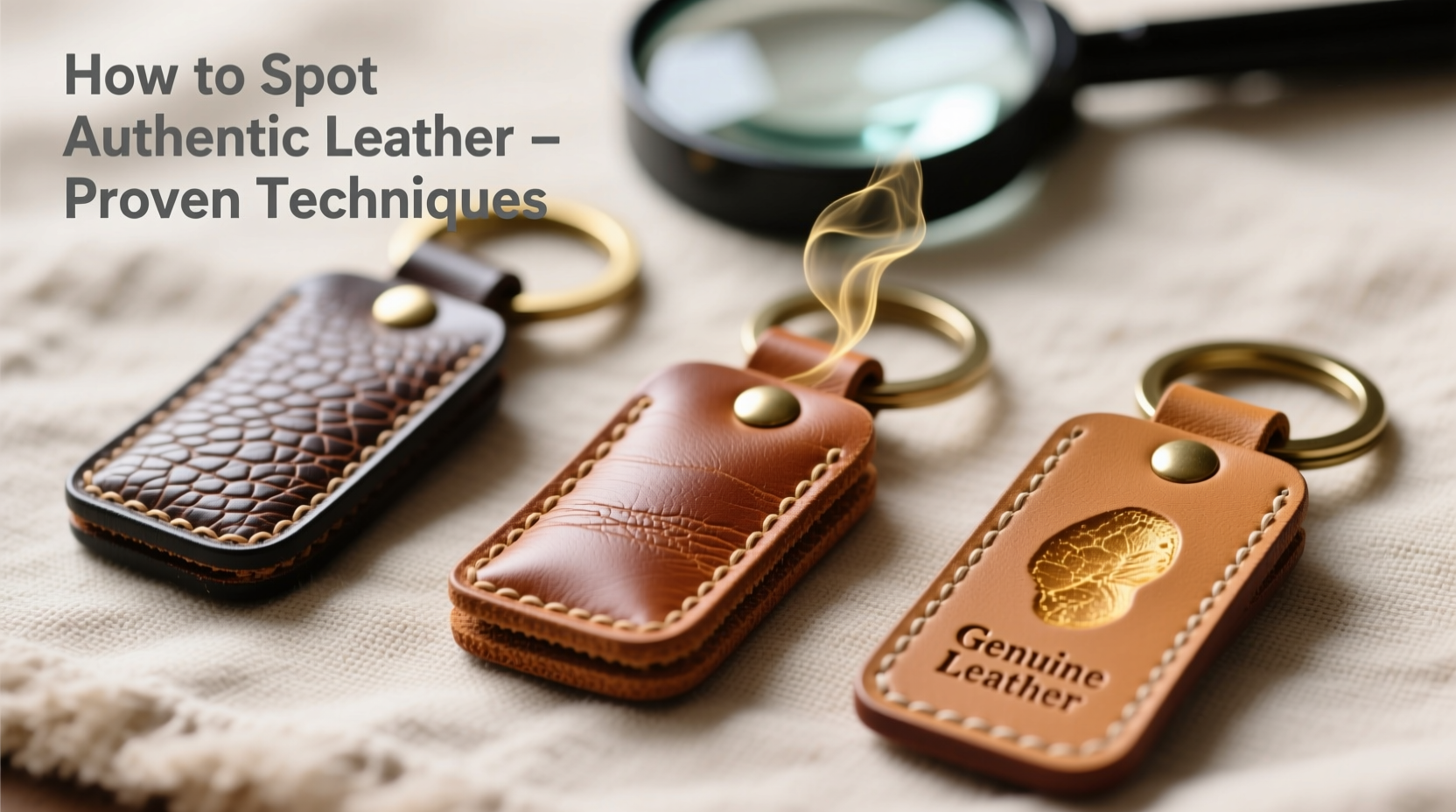 how to spot authentic leather keychains proven techniques for confident purchases